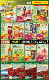 Gazetka promocyjna Norma - Norma - Gazetka - ważna od 03.07 do 03.07.2023 - strona 11 - produkty: apfel, Bau, Becher, beere, beeren, Berger, bier, bratwurst, burger, chili, cocktail, cocktails, creme, curry, dijon-senf, drink, drinks, eis, eiscreme, erdbeere, erdbeeren, flasche, frucht, Fruchtmark, Garten, getränk, gewürz, gin, grapefruit, Holz, kaffee, ketchup, kirsch, kirsche, kirschen, kühlregal, lachs, lachsschinken, leberwurst, likör, maracuja, milch, natur, obst, obstgarten, pfeffer, pils, radieschen, radler, regal, reis, ring, sac, schinken, schnittlauch, schoko, sekt, senf, spreewälder, spreewaldhof, steak, Ti, tiefpreis, tomate, tomaten, tomaten ketchup, wurst