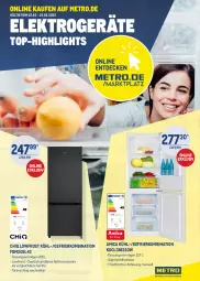 Gazetka promocyjna Metro - ONLINE-MARKTPLATZ - Gazetka - ważna od 16.03 do 16.03.2022 - strona 1 - produkty: amica, decke, Elektro, elektrogeräte, gefrierkombination, Metro, Ti, türanschlag wechselbar