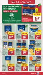 Gazetka promocyjna Aldi Nord - Von Montag - Gazetka - ważna od 14.02 do 14.02.2026 - strona 12 - produkty: ACC, aldi, aufschnitt, cin, eis, elle, feinkost, fleisch, Focaccia, frischkäse, Gegrilltes Gemüse, gewürz, gin, grill, grüne oliven, hartkäse, Käse, kräuter, mascarpone, mehl, olive, oliven, olivenöl, pasta, pasta-sauce, pizza, Pizzamehl, Rana, reis, ricotta, sauce, sour cream, spinat, Ti, torte, tortelloni, tortilla, tortillas, ZTE, zwiebel, zwiebeln