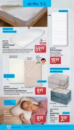 Gazetka promocyjna Aldi Nord - Von Montag - Gazetka - ważna od 14.02 do 14.02.2026 - strona 17 - produkty: Bau, baumwolle, bett, Betttuch, decke, elle, Germ, gin, kissen, komfortschaummatratze, latte, Liege, matratze, matratzen, Matratzentopper, reine baumwolle, Reinigung, Schaummatratze, spannbetttuch, Spezi, Ti, topper, tuc, wasser, wolle, ZTE
