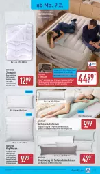 Gazetka promocyjna Aldi Nord - Von Montag - Gazetka - ważna od 14.02 do 14.02.2026 - strona 18 - produkty: Bau, baumwolle, bestway, bett, Elektro, gin, kissen, Kissenbezug, kopfkissen, Liege, luftbett, reine baumwolle, Ria, steppbett, Tasche, Ti, wolle, ZTE