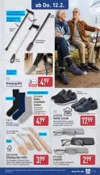 Gazetka promocyjna Aldi Nord - Von Montag - Gazetka - ważna od 14.02 do 14.02.2026 - strona 26 - produkty: aldi, Bau, baumwolle, Brille, decksohle, dell, elle, gin, Holz, Löffel, Mode, Ria, rind, schuhe, socken, Ti, up2fashion, wolle, ZTE