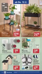 Gazetka promocyjna Aldi Nord - Von Montag - Gazetka - ważna od 14.02 do 14.02.2026 - strona 27 - produkty: blume, blumen, gin, handschuhe, Holz, lack, LG, pflanze, pflanzen, Reinigung, Ria, rind, schuhe, Ti, topf, ZTE