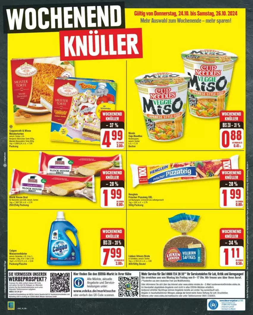 Aktueller Prospekt Edeka - Prospekte - von 19.10 bis 26.10.2024 - strona 18 - produkty: acer, angebot, angebote, beutel, brot, coppenrath, deka, drucker, eis, elle, korn, LG, lieken, mac, Meister, pizza, Pizzateig, tee, telefon, Ti, uhr, urkorn