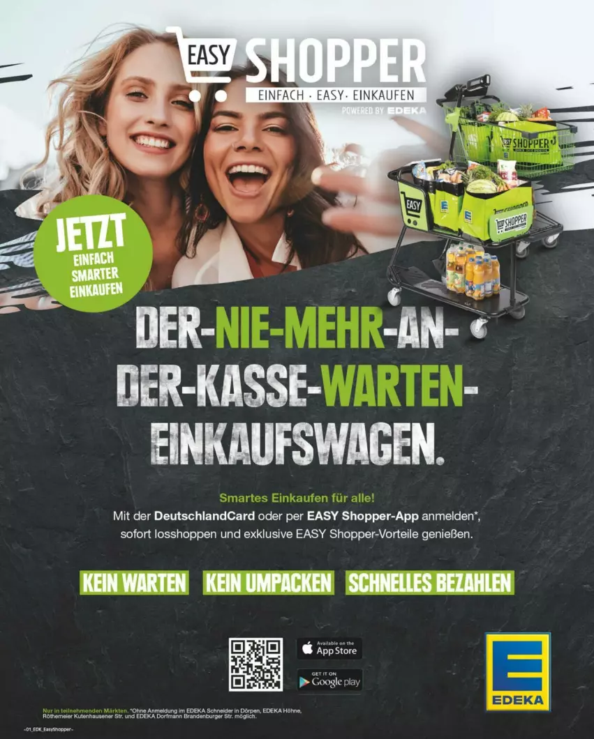 Aktueller Prospekt Edeka - Prospekte - von 19.10 bis 26.10.2024 - strona 2 - produkty: deka, deutschlandcard