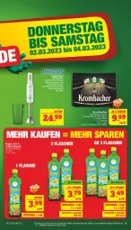 Gazetka promocyjna Marktkauf - Prospekt - Gazetka - ważna od 04.03 do 04.03.2023 - strona 39 - produkty: Becher, eis, elle, flasche, krombache, krombacher, Messbecher, rapso, rapsöl, reines rapsöl, reis, Ti, ZTE