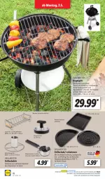 Gazetka promocyjna Lidl - Aktionsprospekt - Gazetka - ważna od 07.05 do 07.05.2022 - strona 18 - produkty: backofen, braten, burger, decke, Deckel, edelstahl, eis, grill, grillrost, Grillzubehör, Kohlegrill, Kugel, kugelgrill, LG, maille, marinade, Meister, ndk, Ofen, Ria, Schal, Schale, spareribs, Ti, topf, Wanne