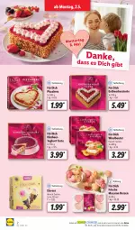 Gazetka promocyjna Lidl - Aktionsprospekt - Gazetka - ważna od 07.05 do 07.05.2022 - strona 2 - produkty: beutel, eis, himbeer, joghur, joghurt, mac, ndk, pizza, Schal, Schale, Ti, torte, Windbeutel