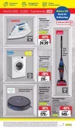 Gazetka promocyjna Lidl - Aktionsprospekt - Gazetka - ważna od 07.05 do 07.05.2022 - strona 37 - produkty: akku, angebot, angebote, auer, bügel, Bügeleisen, eis, gutschein, gutscheine, Hartbodenreiniger, korb, laminat, LG, ndk, reiniger, reis, Saugroboter, teppich, teppiche, Ti, waschmaschine, wasser, ZTE