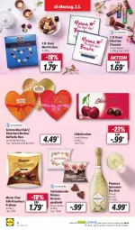 Gazetka promocyjna Lidl - Aktionsprospekt - Gazetka - ważna od 07.05 do 07.05.2022 - strona 4 - produkty: alkohol, brut, cola, ecco, elle, erde, ferrero, haselnuss, kirsch, kirsche, kirschen, leine, likör, mini pralinés, Mon Chéri, ndk, nuss, pralinen, prosecco, puma, raffaello, Schal, Schale, spumante, teller, Ti