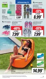 Gazetka promocyjna Lidl - Aktionsprospekt - Gazetka - ważna od 07.05 do 07.05.2022 - strona 41 - produkty: angebot, crivit, dell, eis, elle, Kinder, kraft, Mode, reis, Ria, schuhe, Sport, strandmatte, Tasche, Ti, tragetasche, wasser, zehentrenner, ZTE