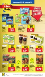 Gazetka promocyjna Lidl - Aktionsprospekt - Gazetka - ważna od 07.05 do 07.05.2022 - strona 44 - produkty: alesto, brut, caffè latte, dolce gusto, eis, Elektro, elle, emmi, ente, fisch, hawesta, HP, langnese, latte, Laufen, Meßmer, natur, Nescafé, nogger, nuss, pasta, salat, steinhaus, studentenfutter, teller, thunfisch, Ti