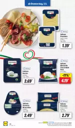 Gazetka promocyjna Lidl - Aktionsprospekt - Gazetka - ważna od 07.05 do 07.05.2022 - strona 48 - produkty: Burrata, eis, italiamo, Käse, mozzarella, ndk, preisvorteil, Provolone, reis, rel, Scamorza, Schal, Schale, Ti