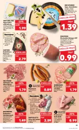 Gazetka promocyjna Kaufland - Prospekt - Gazetka - ważna od 13.09 do 13.09.2023 - strona 23 - produkty: angebot, angebote, appenzeller, auer, aufschnitt, Bau, Bauer, bockwurst, buch, chia, chianti, dell, eis, elle, espresso, fleisch, hartkäse, Holz, jagdwurst, Käse, lyoner, mac, meerrettich, milch, mit pistazien, montorsi, mortadella, natur, nuss, pistazien, Rettich, rezept, rind, rindfleisch, rohschinken, salami, salz, schinken, schinkenspeck, schnittkäse, schwein, schweine, schweinefleisch, Speck, Spezi, tafelspitz, Ti, tisch, Trüffel, vita, walnuss, wein, weine, wiesbauer, wiltmann, wurst, Yo