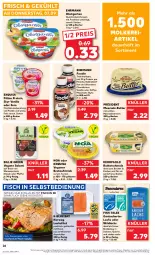 Gazetka promocyjna Kaufland - Prospekt - Gazetka - ważna od 13.09 do 13.09.2023 - strona 26 - produkty: ACC, angebot, aqua, auer, aufstrich, ball, Becher, braten, brot, brotaufstrich, butter, Butterschmalz, chia, ehrmann, eis, exquisa, filet, fisch, fitline, flasche, frischkäse, frischkäsezubereitung, früchte, früchten, Garten, Käse, kerrygold, lachs, lachsfilet, mac, macchiato, malz, meersalz, obst, obstgarten, pfeffer, quark, Quiche, reis, rezept, rezepte, rwe, salami, salat, salate, salz, Schmalz, Skyr, Ti, tisch, vanille, vita, Vitamine, Wild, wildlachs, ZTE