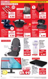 Gazetka promocyjna Kaufland - Prospekt - Gazetka - ważna od 13.09 do 13.09.2023 - strona 44 - produkty: angebot, angebote, aust, Backform, backofen, batterie, beleuchtung, besteck, besteck-set, dvd, edelstahl, elle, Ergee, fernbedienung, gsw, HDMI, herdarten, Holz, HP, ips-panel, isana, küche, Küchen, Küchenhelfer, Massagesitzauflage, medisana, messer, messerblock, mikrowelle, monitor, Ofen, Pinsel, Reinigung, ring, russell hobbs, sana, Schal, Sitzauflage, sony, Springform, spülmaschinen, suppe, suppen, Ti, Tiere, timer, tisch, topf, usb, ZTE