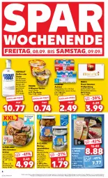 Gazetka promocyjna Kaufland - Prospekt - Gazetka - ważna od 13.09 do 13.09.2023 - strona 8 - produkty: Absolut Vodka, actimel, angebot, Becher, bismarck, braten, coppenrath, danone, drink, eis, filet, filets, hering, Herings, heringsfilets, joghur, joghurt, Joghurtdrink, mac, maggi, marinade, merci, milch, purland, rezept, ring, saft, sahne, schinken, schinkenbraten, schoko, schokolade, schokoladen, schwein, Spezi, terrine, Ti, vodka, wein, zitrone, zitronen, ZTE