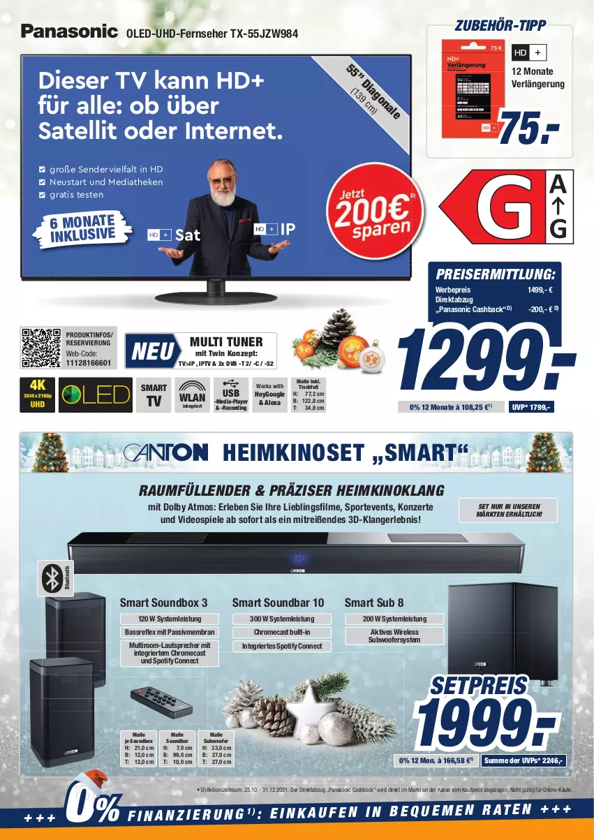 Aktueller Prospekt Expert Aurich - Prospekte - von 24.12 bis 30.12.2021 - strona 30 - produkty: alexa, deo, dvb, eis, fernseher, lautsprecher, panasonic, reis, rel, smart tv, soundbar, Spiele, Sport, Subwoofer, Ti, tisch, tuner, uhd, usb