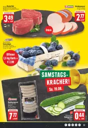 Gazetka promocyjna Edeka - Angebote der Woche - Gazetka - ważna od 19.08 do 19.08.2023 - strona 23 - produkty: asti, bratwurst, gurke, gurken, korb, kracher, rostbratwurst, salat, Salatgurke, salatgurken, Ti, wurst