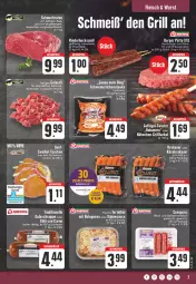 Gazetka promocyjna Edeka - Angebote der Woche - Gazetka - ważna od 19.08 do 19.08.2023 - strona 7 - produkty: aktionspreis, auer, braten, burger, chili, eis, fleisch, Geflügel, gewürz, grill, gulasch, Gulaschsuppe, hamburger, jungbullen, Käse, krakauer, nero, reis, Ria, rind, rinder, Rückensteak, rückensteaks, saft, sahne, sauce, Schal, Schale, schlauch, schmorbraten, schwein, schweine, schweinefleisch, schweinerücken, steak, steaks, suppe, Tasche, taschen, tee, Ti, tisch, torte, tortellini, wein, weine, wurst, zwiebel