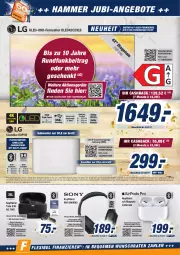 Gazetka promocyjna Expert Aurich - Prospekte - Gazetka - ważna od 04.05 do 04.05.2022 - strona 2 - produkty: akku, alexa, angebot, angebote, Brei, dell, dvb, DVB-T, eis, elle, fernseher, jbl, kopfhörer, lautsprecher, LG, Mode, Oled-TV, Schrank, soundbar, Subwoofer, Ti, tisch, tuner, uhd, usb