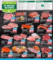 Gazetka promocyjna Hit - Wochenprospekt - Gazetka - ważna od 17.05 do 17.05.2025 - strona 4 - produkty: auer, Bau, Bauer, bio, Birnen, braten, burger, cevapcici, eis, ente, entrecôte, fleisch, Geflügel, geschnetzeltes, gewürz, gulasch, hackfleisch, hamburger, hüftsteak, hüftsteaks, kalbsschnitzel, knoblauch, kotelett, küche, Küchen, Meister, monitor, nackenkoteletts, natur, pfeffer, pute, reis, Ria, rind, rinder, rinderhackfleisch, ring, rotwein, rouladen, Rückenbraten, saft, sauce, Schal, Schale, schinken, schinkenbraten, schinkenschnitzel, schnitzel, schwein, schweine, schweinenacken, schweinerücken, Spezi, Sport, steak, steaks, Ti, Tiere, tisch, vom schweinenacken, wein, weine, Zelt, ZTE
