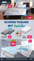 Gazetka promocyjna Netto - Woche 19 - Gazetka - ważna od 11.05 do 11.05.2024 - strona 20 - produkty: auer, Bau, baumwolle, bett, kissen, kopfkissen, LG, matratze, matratzen, Matratzentopper, merl, nackenstützkissen, steppbett, Ti, topper, wolle, ZTE