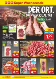 Gazetka promocyjna Netto Marken-Discount - Filial-Angebote - Gazetka - ważna od 26.08 do 26.08.2023 - strona 36 - produkty: bestpreis, bio, biobio, braten, burger, eis, entrecôte, fleisch, gewürz, hackfleisch, hamburger, joghur, joghurt, küche, Küchen, marinade, Mett, mettwurst, minutensteaks, ndk, paprika, pute, reis, rind, rinder, saft, steak, steaks, Ti, wurst, zwiebel, zwiebelmettwurst