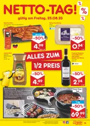 Gazetka promocyjna Netto Marken-Discount - Filial-Angebote - Gazetka - ważna od 26.08 do 26.08.2023 - strona 41 - produkty: angebot, bestpreis, bohne, bohnen, bohnenkaffee, decke, Deckel, eis, freixenet, gewürz, grill, grillplatte, Holz, jacobs, Jacobs Gold, kaffee, latte, LG, löslicher bohnenkaffee, pfanne, rama, Rauch, reis, schwein, stielkasserolle, Ti, tisch, topf, Untersetzer, wein, ZTE