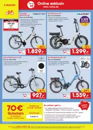 Gazetka promocyjna Netto Marken-Discount - Filial-Angebote - Gazetka - ważna od 26.08 do 26.08.2023 - strona 46 - produkty: angebot, E-Bike, E-Mobilität, E-Roller, eier, eis, emmi, erde, felgen, gutschein, gutscheine, Klapprad, korb, LG, ndk, nexus, reis, Roller, Schal, scooter, shimano, Ti, ZTE