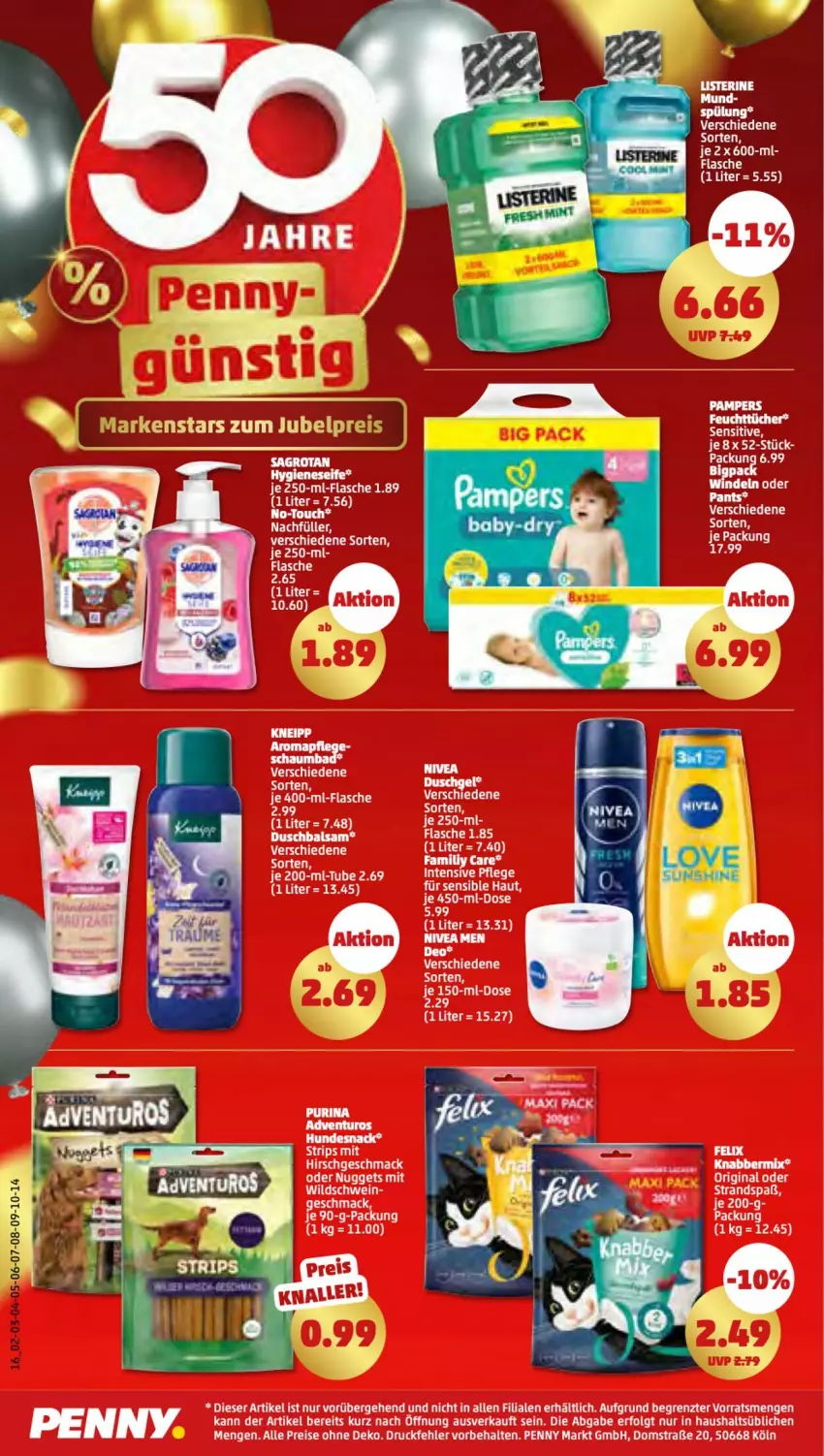 Aktueller Prospekt Penny - Prospekte - von 01.05 bis 06.05.2023 - strona 16 - produkty: baby-dry, eis, flasche, spülung, Ti, ZTE