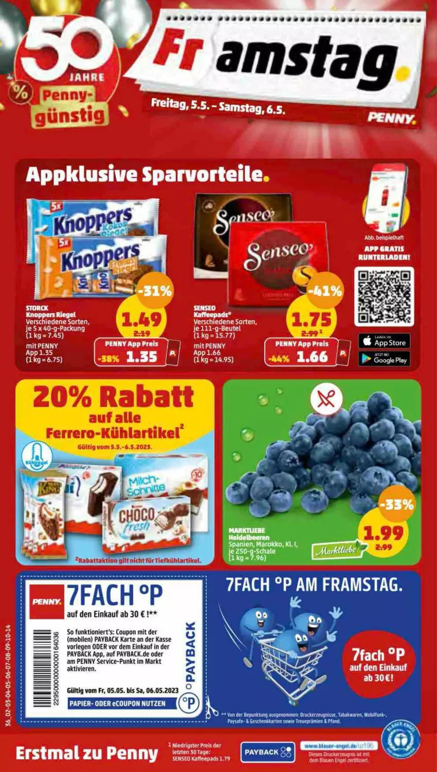 Aktueller Prospekt Penny - Prospekte - von 01.05 bis 06.05.2023 - strona 36 - produkty: coupon, kerze, papier, payback, Ti