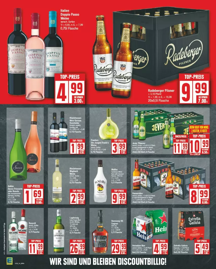 Aktueller Prospekt Edeka - Prospekte - von 06.05 bis 11.05.2024 - strona 14 - produkty: Bad, Berger, pils, pilsner