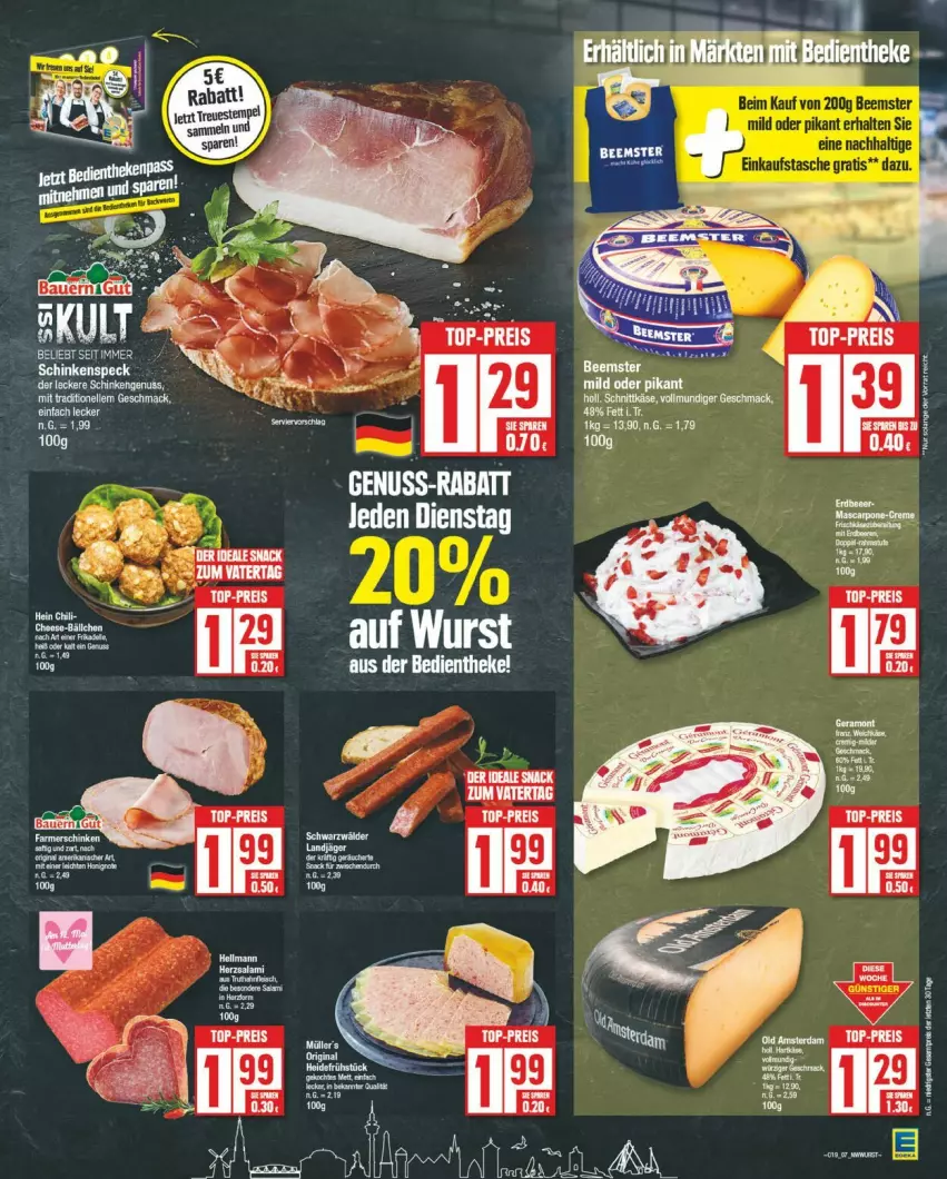 Aktueller Prospekt Edeka - Prospekte - von 06.05 bis 11.05.2024 - strona 7 - produkty: elle, ente, mac, schinken, schinkenspeck, Speck, tee, Ti