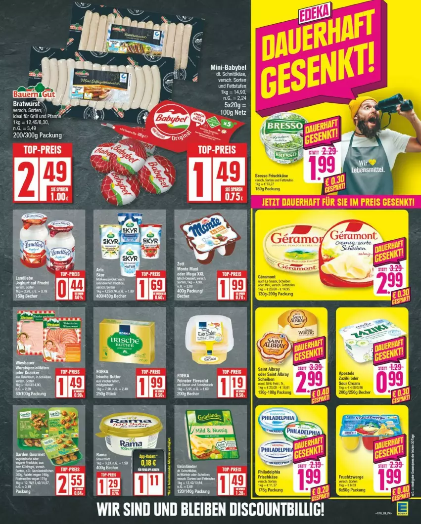 Aktueller Prospekt Edeka - Prospekte - von 06.05 bis 11.05.2024 - strona 9 - produkty: philadelphia