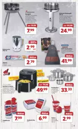 Gazetka promocyjna Combi - Prospekte - Gazetka - ważna od 04.05 do 04.05.2024 - strona 3 - produkty: Becher, braten, decke, Deckel, edelstahl, eis, elle, feuerschale, flasche, fritteuse, grill, grillrost, herdarten, Kochtopf, reis, rundgrill, sandwich, Säulengrill, Schal, Schale, schrauben, Schürze, schüssel, Tasche, teller, Ti, Tiere, tisch, topf, Topfset, trinkflasche, ZTE