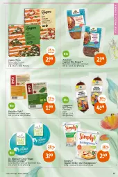 Gazetka promocyjna Tegut - Angebote der Woche - Gazetka - ważna od 05.03 do 05.03.2022 - strona 9 - produkty: basilikum, bio, blume, blumen, blumenkohl, burger, camembert, Cashew, chorizo, erdnuss, lack, linsen, natur, natura, nuss, pasta, pizza, Rote Linsen, sim, Ti, Tofu, tricolore, Vegeta