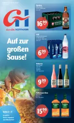 Gazetka promocyjna Getraenke Hoffmann - Prospekte - Gazetka - ważna od 16.09 do 16.09.2023 - strona 1 - produkty: alkohol, Alwa, angebot, angebote, bier, irish whiskey, mineralwasser, natur, natürliches mineralwasser, Spaten, Ti, tullamore, tullamore dew, wasser, whiskey