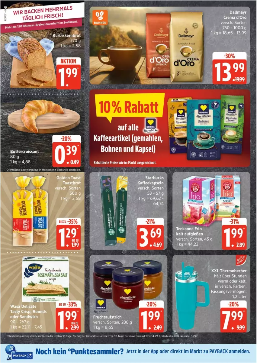 Aktueller Prospekt Edeka - Prospekte - von 11.08 bis 16.08.2025 - strona 14 - produkty: eis, ente, payback, reis, tesa, Ti, ZTE