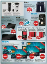 Gazetka promocyjna Vmarkt - Prospekte - Gazetka - ważna od 04.06 do 04.06.2025 - strona 16 - produkty: alexa, amazon alexa, aust, auto, Betriebssystem, braun, brötchen, brötchenaufsatz, bügel, Bügeleisen, dampfbügeleisen, disney, eis, ente, fritteuse, Germ, getränk, getränke, HDMI, Heißluftfritteuse, HP, kaffee, kaffeemaschine, kaffeevollautomat, Kocher, kraft, latte, LG, netflix, Philips, rasierer, rel, Schal, severin, smart tv, tasse, tee, Ti, toast, toaster, uhd, uhr, wasser, wasserkocher, wassertank, Yo