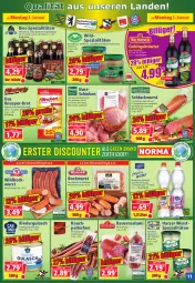 Gazetka promocyjna Norma - Norma - Gazetka - ważna od 10.01 do 10.01.2021 - strona 11 - produkty: auer, ball, Bau, Bauer, beere, bier, bockwurst, braten, brombeere, brot, buch, burger, eis, elle, flasche, fleisch, gin, gulasch, himbeer, himbeere, Holz, HP, Knusper-Brot, kräuter, kühlregal, lack, leberwurst, likör, mac, mango, natur, nuss, pfirsich, Rauch, regal, reis, rind, rinder, rindergulasch, ring, Rotwurst, sac, salami, sauce, schinken, schwein, Spezi, Ti, vita, wein, Wild, Wildschwein, wurst