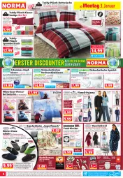 Gazetka promocyjna Norma - Norma - Gazetka - ważna od 10.01 do 10.01.2021 - strona 4 - produkty: aloe vera, asti, bamboo, bambus, batterie, batterien, Bau, baumwolle, Bebe, beere, beleuchtung, bett, Betttuch, bettwäsche, buch, bügel, Coral, daunen und federn, decke, Deckel, edelstahl, einmachglas, eis, Elan, elle, ente, erde, Geschenktasche, gin, Handy, Hausschuhe, hose, hosen, kissen, kleid, kopfkissen, kuscheldecke, Kuschelkleid, LG, mac, mikrofaser, mint, nackenstützkissen, ndk, Plüsch, Pyjama, reine baumwolle, reis, Ria, rosen, rwe, Schneebesen, schuhe, schüssel, spannbetttuch, Spezi, Tasche, Ti, Tipi, tisch, tuc, uhr, weck, wolle