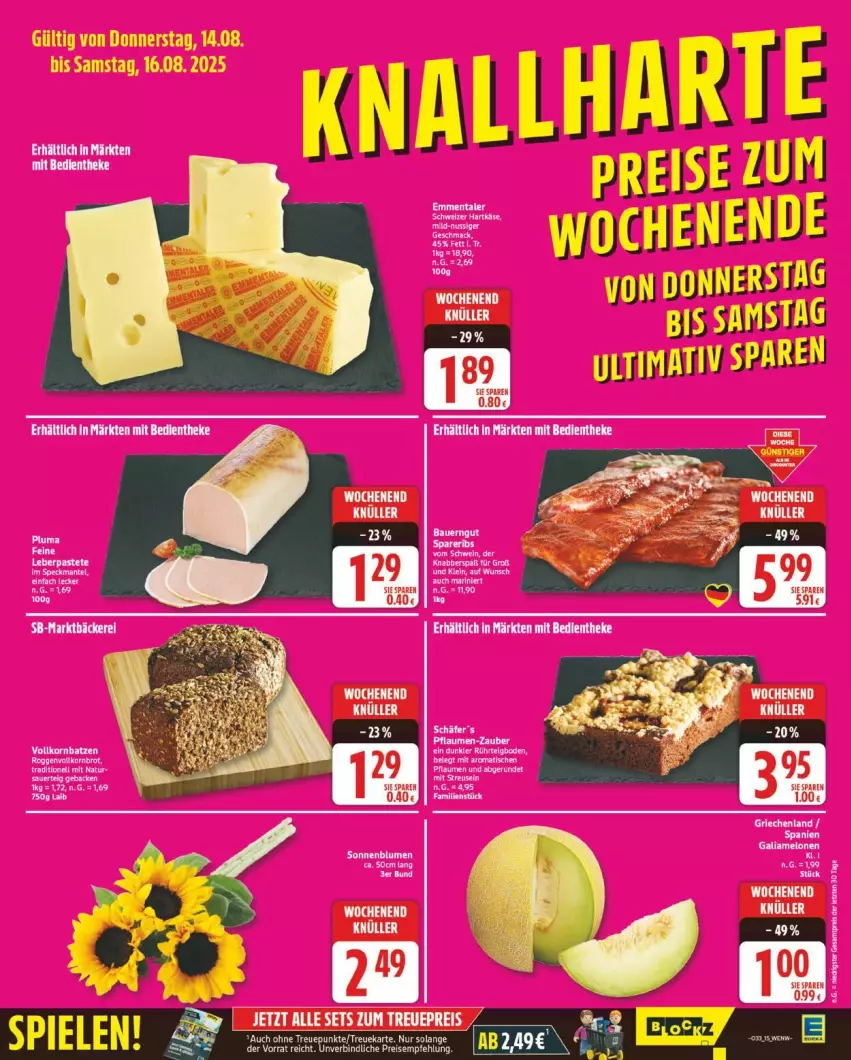 Aktueller Prospekt Edeka - Prospekte - von 11.08 bis 16.08.2025 - strona 15