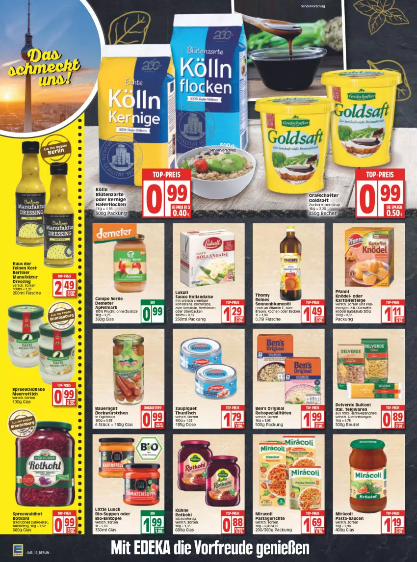 Aktueller Prospekt Edeka - Angebote der Woche - von 08.11 bis 13.11.2021 - strona 14