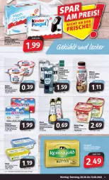 Gazetka promocyjna Markant - Prospekte - Gazetka - ważna od 13.08 do 13.08.2022 - strona 5 - produkty: actimel, actimel drink, becel, Becher, butter, creme, danone, drink, eis, ferrero, flasche, gin, hafer, Haferdrink, irische butter, kaffee, Kinder, milch, milchreis, milram, Müller, Popp, rama, reis, salat, salate, Ti, ZTE