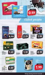 Gazetka promocyjna Markant - Prospekte - Gazetka - ważna od 13.08 do 13.08.2022 - strona 9 - produkty: after eight, beutel, bounty, bünting tee, crema pads, daim, eis, griesson, jacobs, Jacobs Crema, kaffee, mars, milky way, mövenpick, pralinen, reis, ritter, snickers, tee, Ti, twix, ZTE