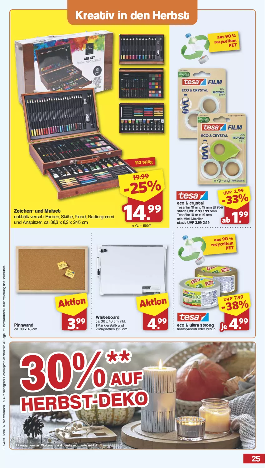 Aktueller Prospekt Famila - Prospekte - von 23.09 bis 28.09.2024 - strona 25 - produkty: braun, eis, elle, Pinsel, Radiergummi, reis, Roller, stifte, teller, tesa, Ti, ZTE