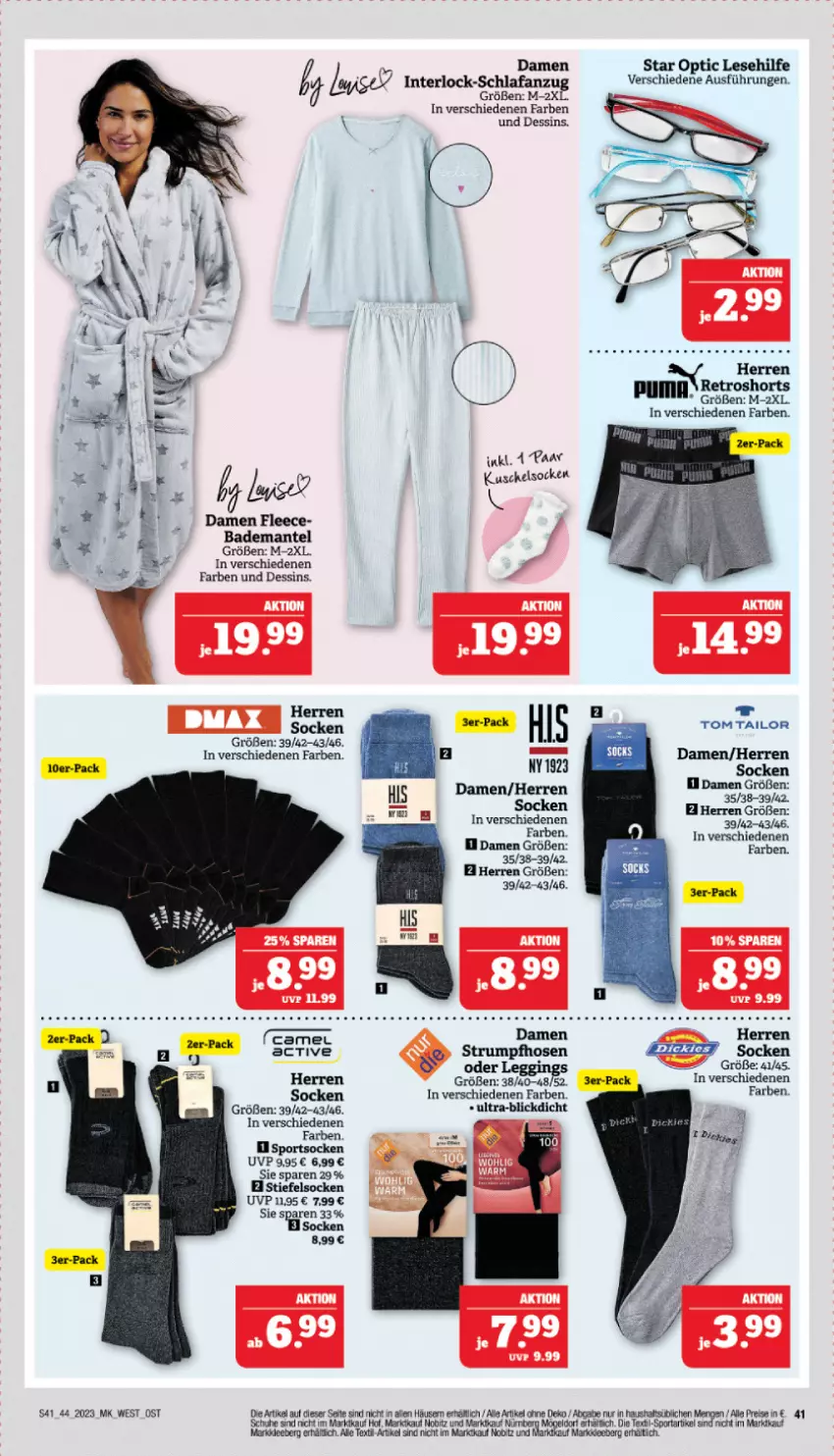 Aktueller Prospekt Marktkauf - Prospekt - von 29.10 bis 04.11.2023 - strona 41 - produkty: Bad, Bademantel, eis, gin, hose, hosen, leggings, Mantel, reis, retroshorts, rum, schuhe, shorts, socken, Sport, sportsocken, Strumpfhose, Ti