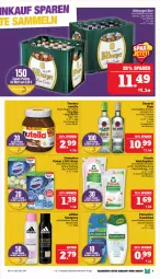 Gazetka promocyjna Marktkauf - Prospekt - Gazetka - ważna od 04.11 do 04.11.2023 - strona 9 - produkty: Adidas, bacardi, Bad, creme, deo, duschbad, eis, ferrero, flasche, Frosch, nuss, nuss-nugat-creme, nutella, olive, palmolive, reis, rum, Ti, weichspüler, Yo, ZTE