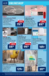 Gazetka promocyjna Aldi Nord - Aldi-Aktuell - Gazetka - ważna od 19.02 do 19.02.2022 - strona 18 - produkty: aldi, angebot, angebote, auer, Bau, decke, deckenleuchte, eis, ente, erde, gin, Holz, led-deckenleuchte, Leuchte, Luftbefeuchter, Luftreiniger, ndk, office, reiniger, Reinigung, reis, rwe, Schal, schreibtisch, sessel, Ti, tisch, tischleuchte, uhr, wasser, wassertank